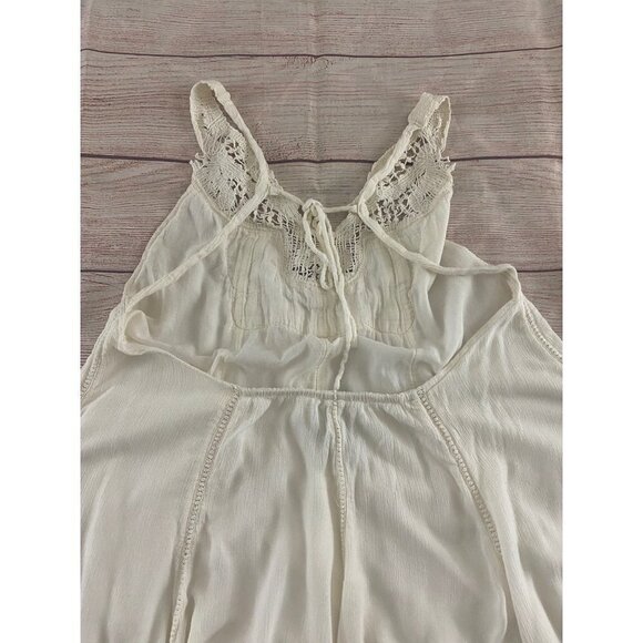 Anna Sui X O'Neill Ivory Elise Women's Crochet Tunic Dress - Medium - Picture 11 of 13